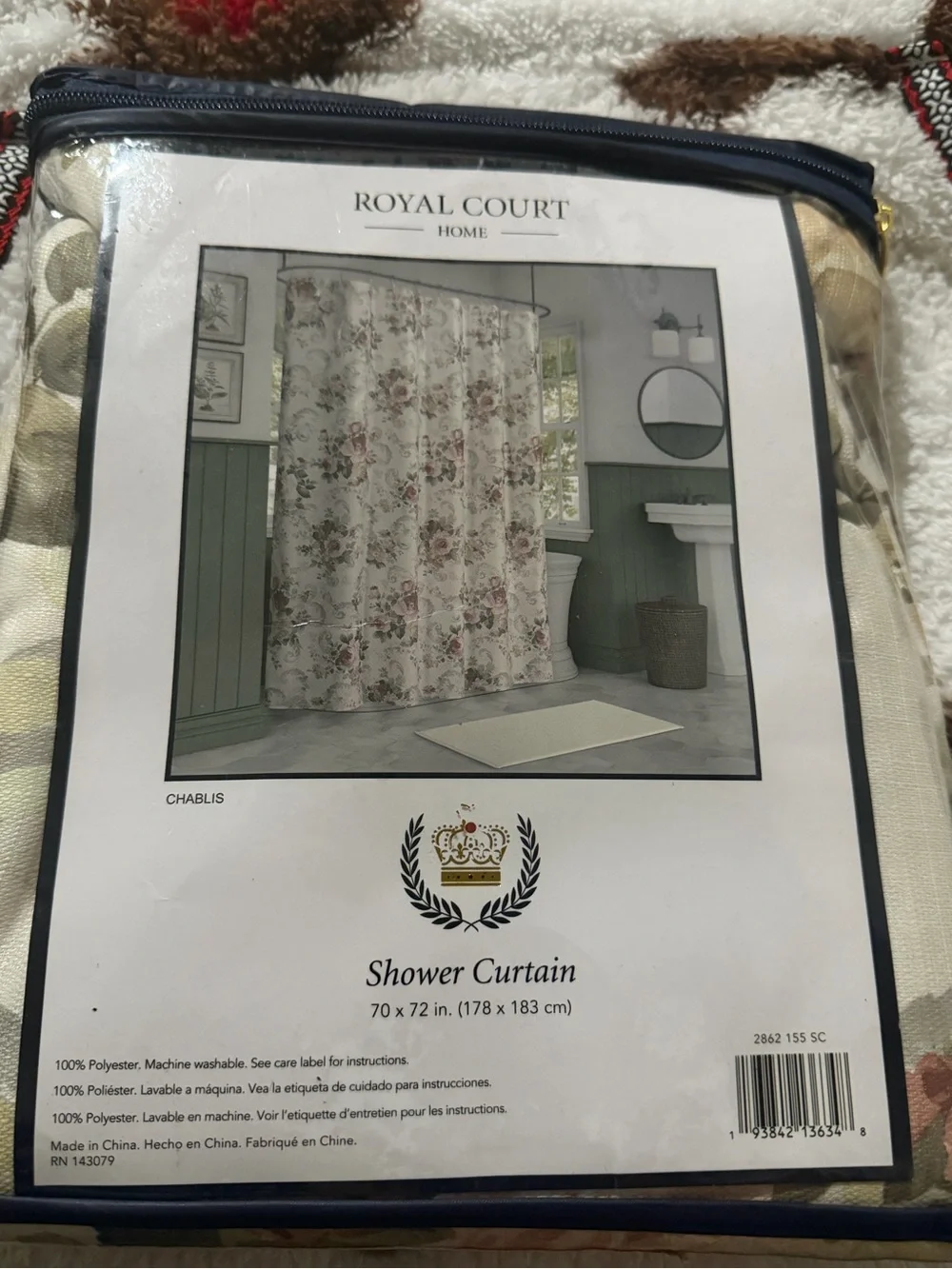 Royal court floral shower